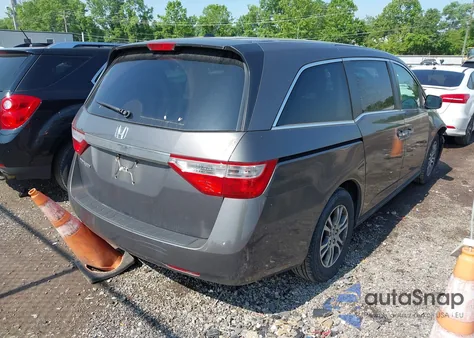 2013 Honda Odyssey Ex-L z USA, uszkodzony, nr VIN 5FNRL5H68DB071524